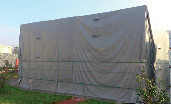 PE Tarpaulin with Reinforced Polyester Fabric, Lightweight yet Durable and Waterproof, Ideal for Agriculture, Temporary Shelters, and Outdoor Usage with High Water Resistance